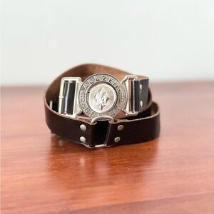 Antique Vintage Signed Handmade German Allzeit Bereit Boy Scout Leather Belt